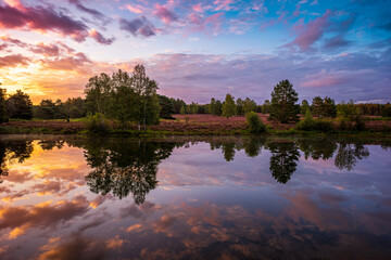 Angelbecksteich vor sonnenaufgang