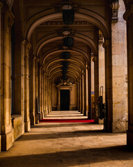 arches of the church of st john the baptist