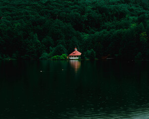 pavilion on the river
