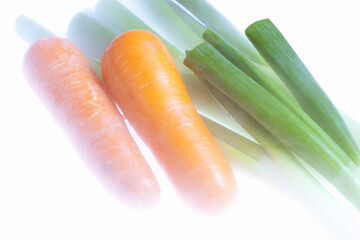 ニンジンと長ネギ