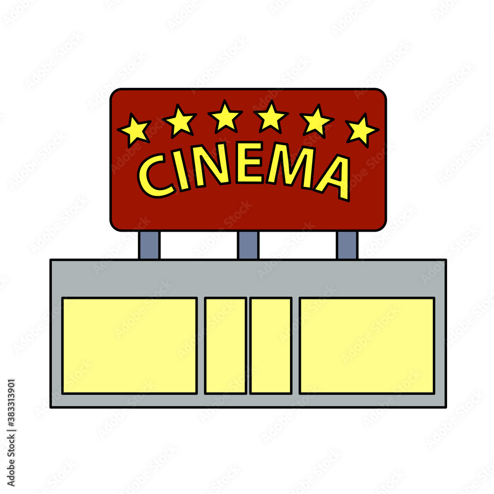 Poster Cinema Entrance Icon