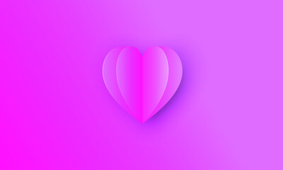 pink valentine heart