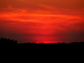 sunset  Leamington Spa