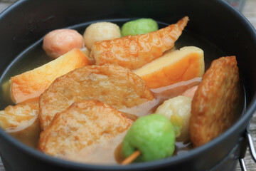 登山で作るおでん
