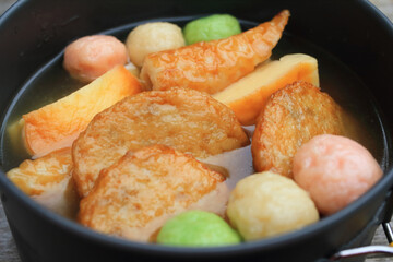 登山で作るおでん