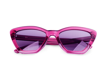 Stylish black sunglasses isolated on white background © vadarshop