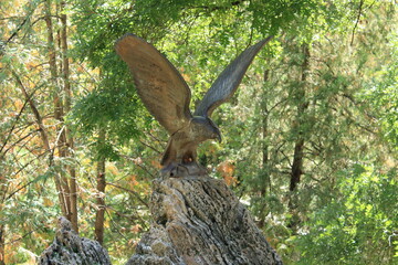 Sculpture in the resort park of Kislovodsk