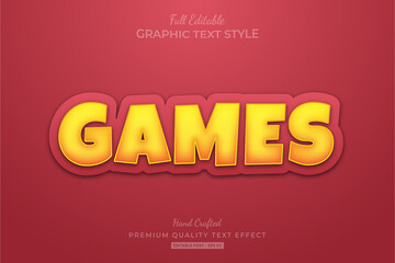 Cartoon Game Editable Text Style Effect Premium