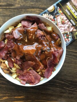 A Bowl Of Montreal Style Poutine.