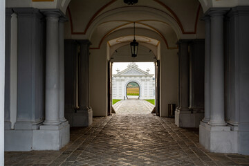 Northern Gate of the Augustinian Canons Abby in Herzogenburg, Lower Austria. It was founded in 1244 and is one of the main monasteries in the Region. It was built in a baroque style.