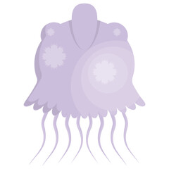 
Isolated icon design of jellyfish
