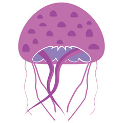 
Isolated icon design of jellyfish
