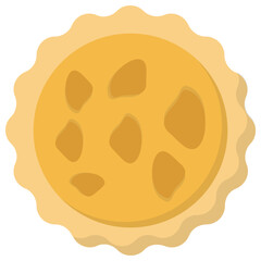 
Flat icon design of mars planet

