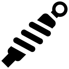 Obraz premium Shock absorber for car, spring shock 