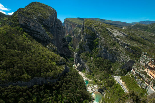Gorges du Verdon &agrave; Rougon, France