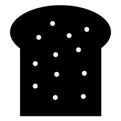 
Bread toast on white background
