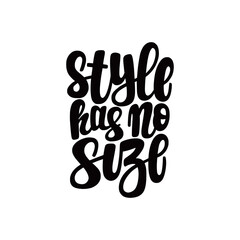 Style has no size