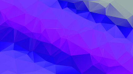 Fototapeta premium Bright violet vector low poly background