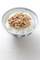 納豆御飯
