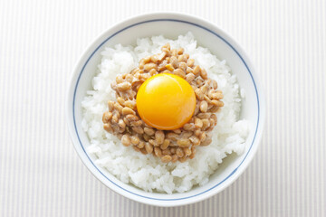 納豆御飯