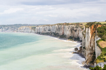 Obraz premium felsige Steilküste in der Normandie