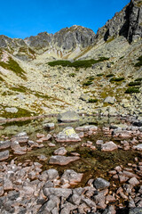 Red tarn, High Tatras mountains, Slovakia