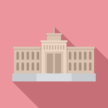 City theater icon. Flat illustration of city theater vector icon for web design