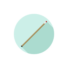 Flat design Billiard Cue
