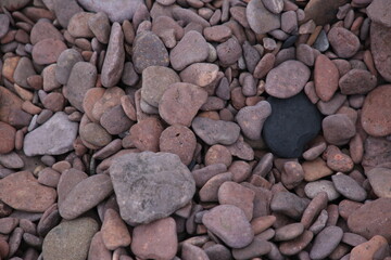 Smooth Lake Superior Great Lakes Stones worn by the waves.