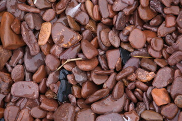Smooth Lake Superior Great Lakes Stones worn by the waves.