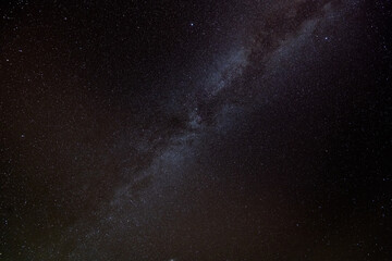 Milchstrasse in dunklem Nachthimmel