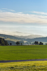 Blick von der Reuther Linde nach Toberitz im Vogtland 