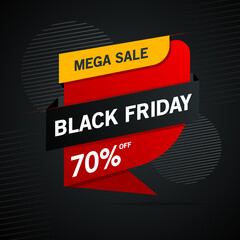 Black Friday Sale Flyer template