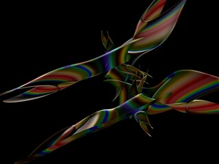 Imaginatory fractal background Image