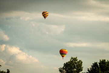 Obraz premium hot air balloons