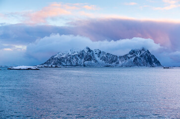 Fototapeta na wymiar Svolvaer, Lofoten Archipelago, Nordland county, Norway, Arctic Circle, Europe