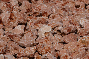 close up Marble brown pebble background