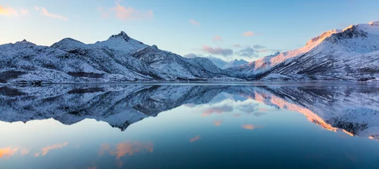 Fotobehang Lofoten Archipelago, Nordland county, Norway, Arctic Circle, Europe © JUAN CARLOS MUNOZ