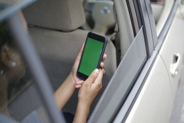 close up of a person using a mobile phone