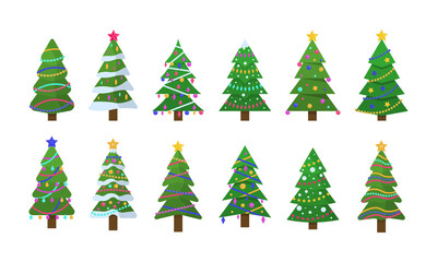 Collection Christmas tree. 