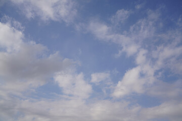 Sky with white clouds during the day