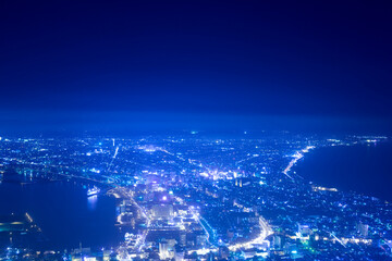 Fototapeta na wymiar 函館山からの眺望　夜景
