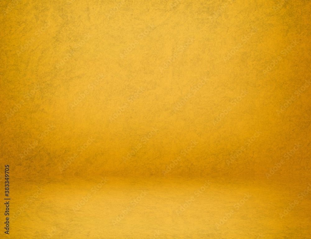 Poster abstract yellow cement wall loft paint texture use as backdrop,background and layout blackdrop or ov