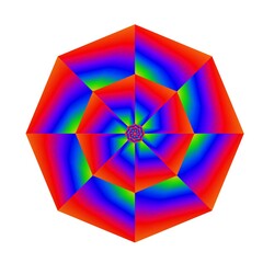 computer generated pattern.3d rendering, 3d illustration.