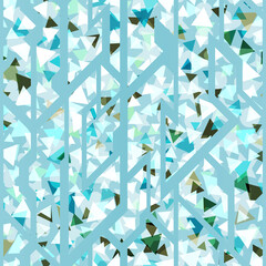 Ice triangles pattern.
