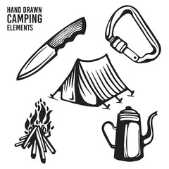 Camping Elements and Hiking Tool Set collection