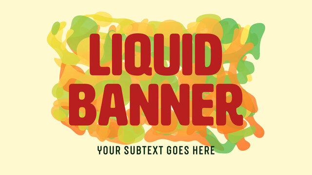 Liquid Banner Titles