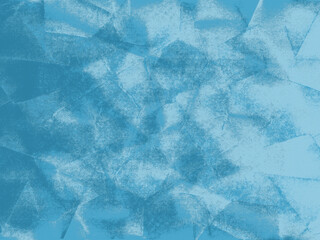 A blue rough, creased abstract digital collage texture. Ideal for use as a background image.