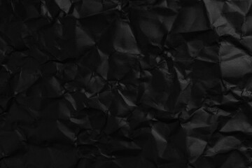 Crumpled Black Paper