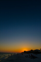 Fototapeta premium Sunset in Destin Beach Florida